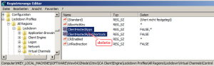 HKLM Keys delete 