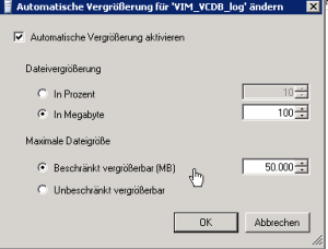 Beschränkung erweitert